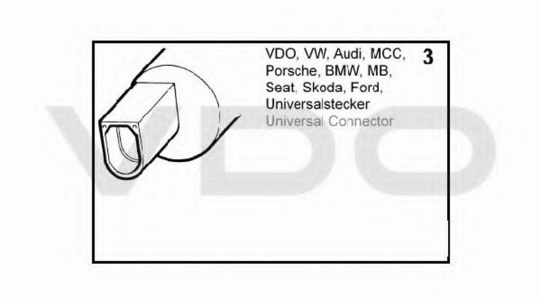 Pompa de apa,spalare faruri VW GOLF III Cabriolet (1E7) (1993 - 1998) VDO 246-086-001-002Z piesa NOUA