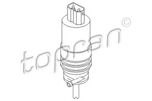 Pompa de apa,spalare parbriz BMW Seria 3 (E36) (1990 - 1998) TOPRAN 500 555 piesa NOUA