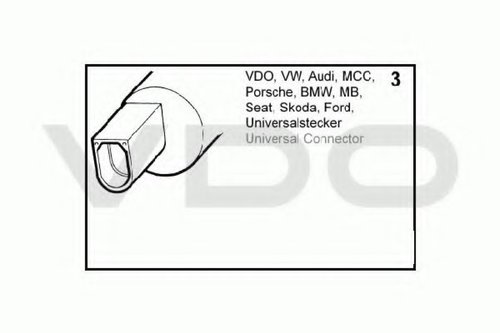 Pompa de apa,spalare parbriz VW CADDY II Pick-up (9U7) (1996 - 2000) VDO 246-083-002-022Z piesa NOUA