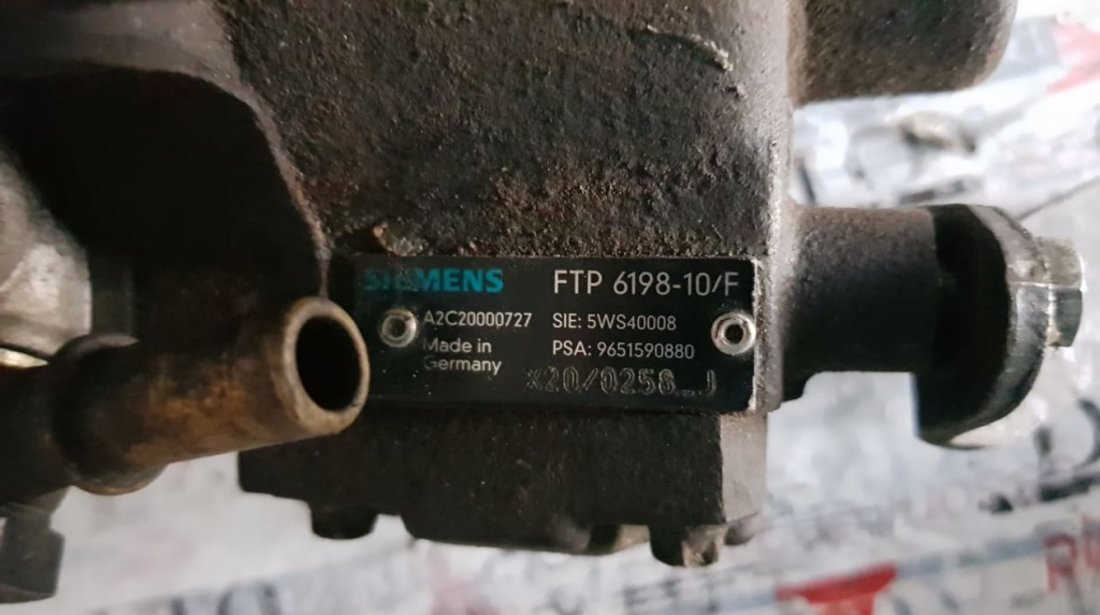 Pompa de inalta presiune Citroen C1 1.4HDi 54cp cod piesa : 9651590880