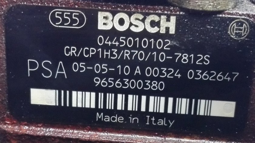 Pompa de inalta presiune Ford Focus 2 1.6 TDCI, 2004/2008