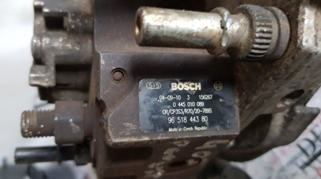 Pompa de inalta presiune Mazda 3 1.6di Turbo 109cp cod : 0445010089