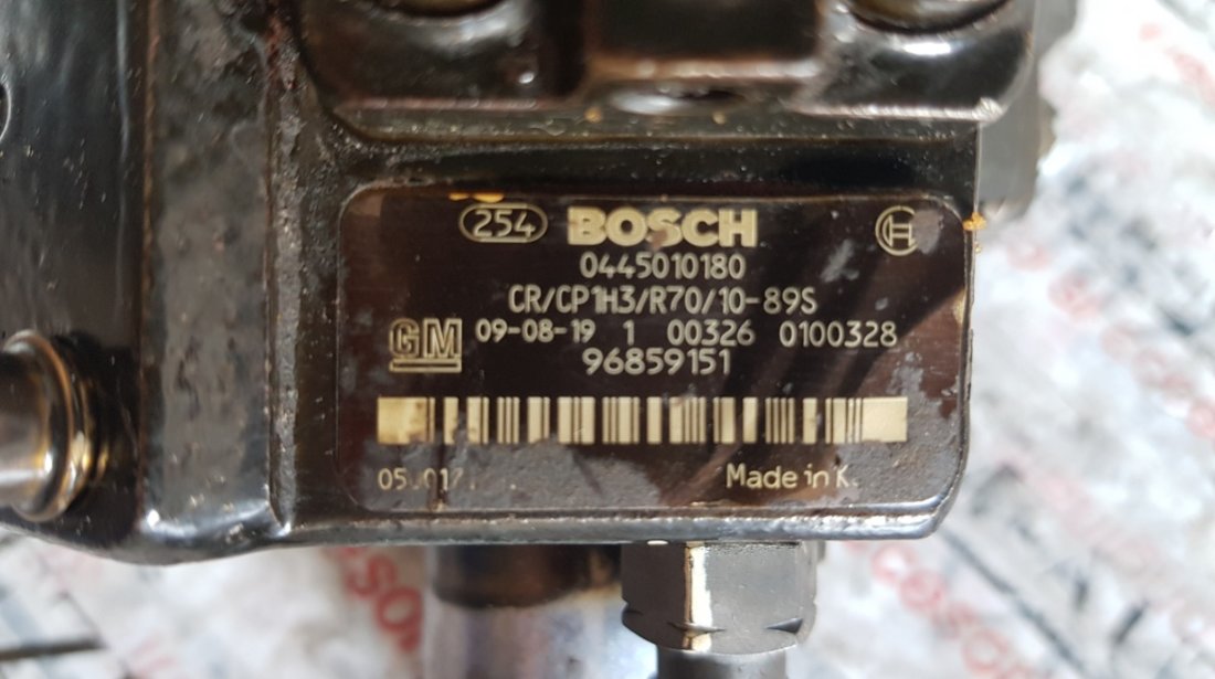 Pompa de inalta presiune originala Bosch Opel Antara 2.0CDTi 127 / 150cp 96859151