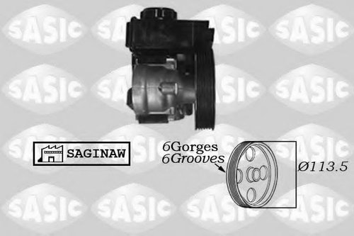 Pompa hidraulica, sistem de directie CITROEN BERLINGO (MF) (1996 - 2016) SASIC 7070004 piesa NOUA