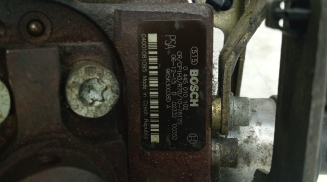 Pompa inalta presiune 1.6 hdi 9HZ 9HY 9HX 0445010102 9656300380 Peugeot 206 [facelift] [2002 - 2009]