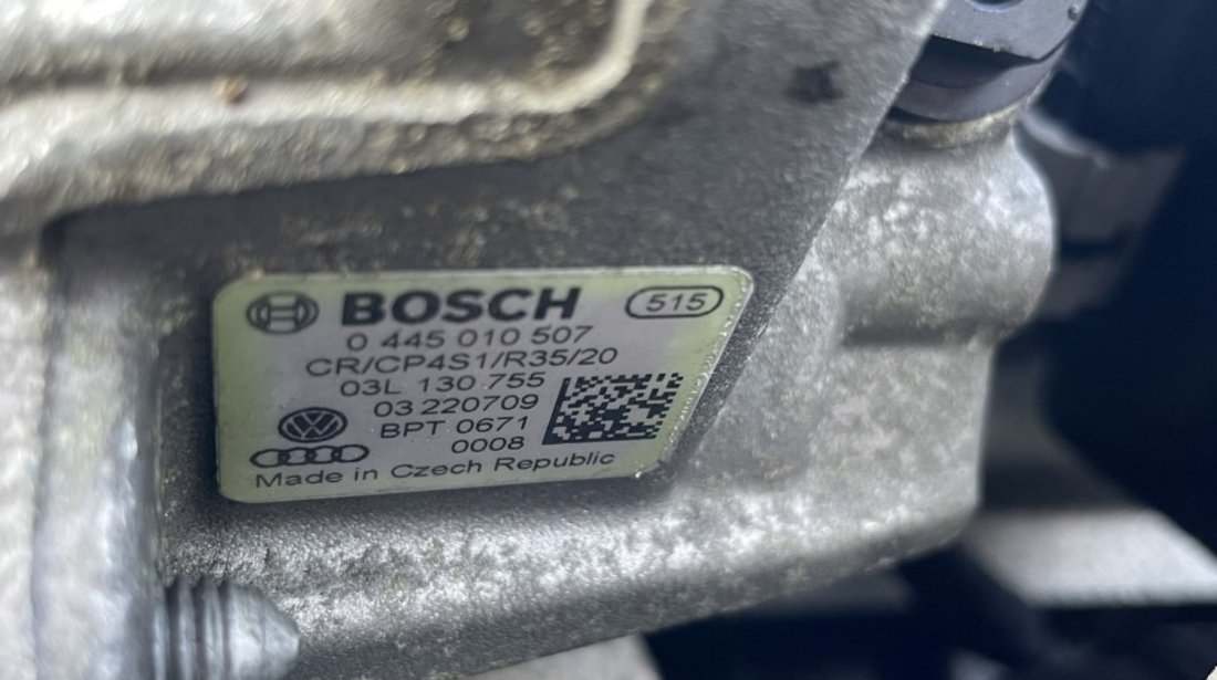 Pompa inalta presiune Audi A4 B8 Q3 Q5 VW Passat B7 2.0 TDI Cod 03L130755 0445010507