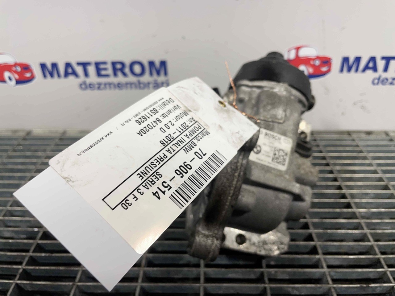POMPA INALTA PRESIUNE BMW SERIA 3 F 30 SERIA 3 F 30 2.0 D - (2011 2018)