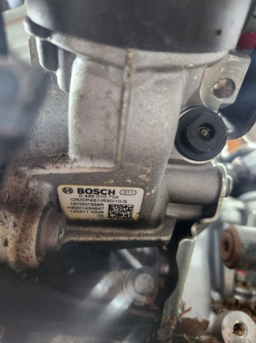 Pompa inalta presiune Dacia Dokker 1.5 dci K9K 2015 E5 cod 167007358R / 0445010704 / 8201434847