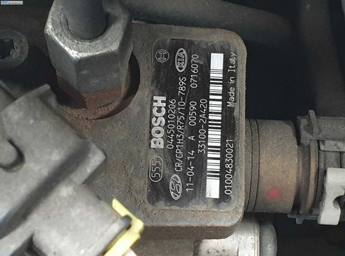 Pompa Inalta Presiune Hyundai Accent 1.6 CRDI 2005 - 2010 Cod 33100-2A420 0445010206 [K1372]