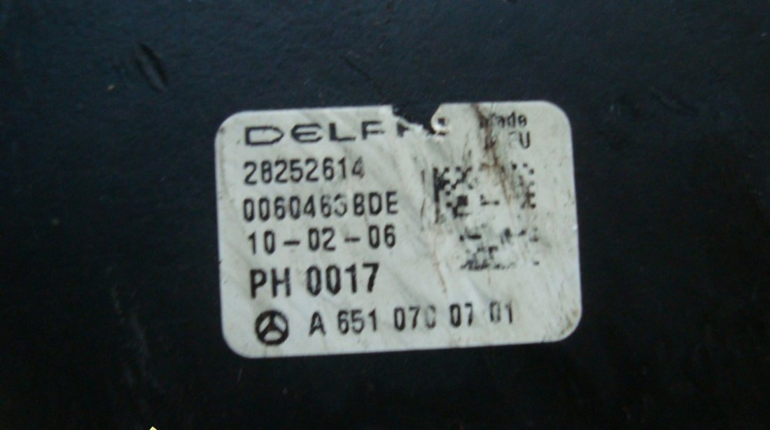 Pompa Inalta Presiune Mercedes E Klasse SPRINTER 2.2 Cod A6510700701 Delphi 28252614