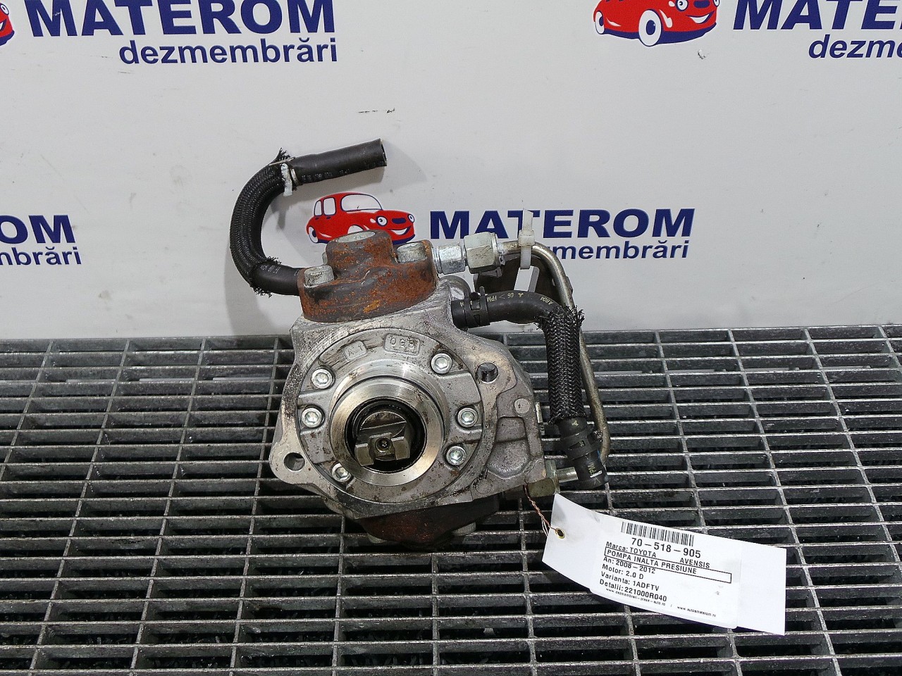 POMPA INALTA PRESIUNE TOYOTA AVENSIS AVENSIS 2.0 D - (2008 2012)