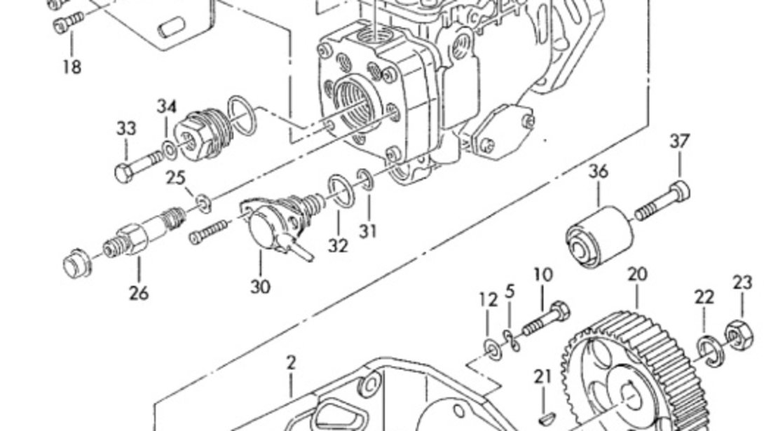 Pompa injectie Volkswagen Caddy 1.9SDI 028130082A OEM 028130082A