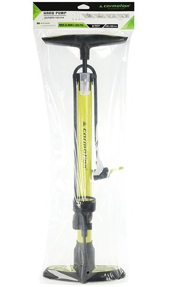 Pompa Manuala Cu Manometru Max 11 Bar / 160 Psi Carmotion Negru / Verde 83507