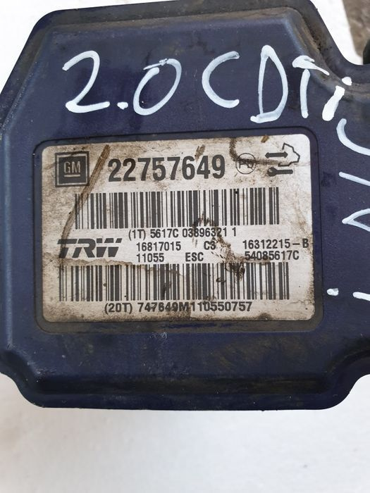 pompa modul abs TRW GM 22757649 opel insignia 2.0 cdti VLD2427