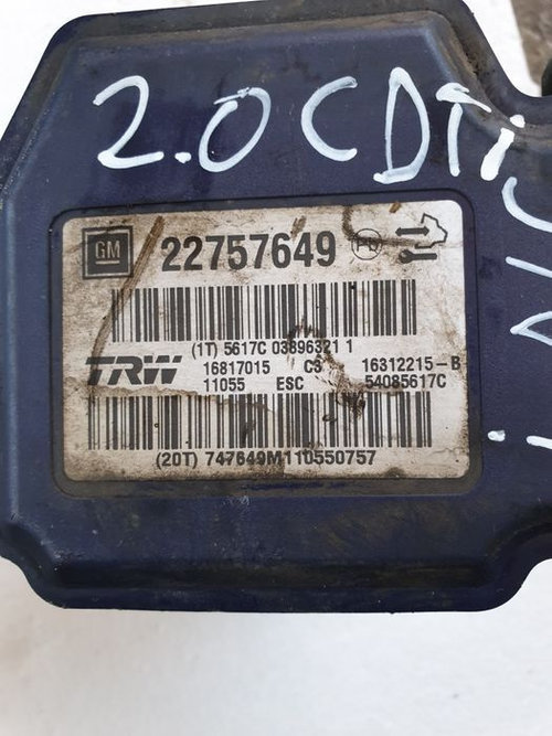Pompa modul abs TRW GM 22757649 opel insignia 2.0 cdti VLD2427