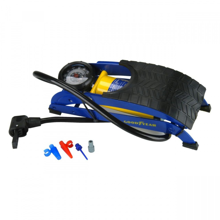 Pompa Picior Cu Manometru 1 Cilindru Goodyear 75523