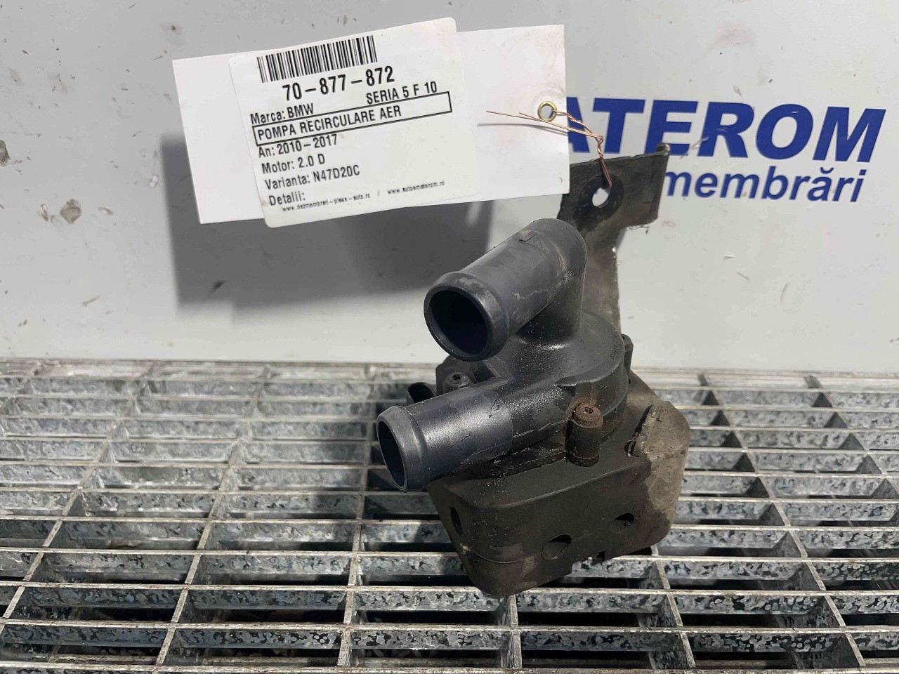POMPA RECIRCULARE APA BMW SERIA 5 F 10 2.0 D - (2010 2017)
