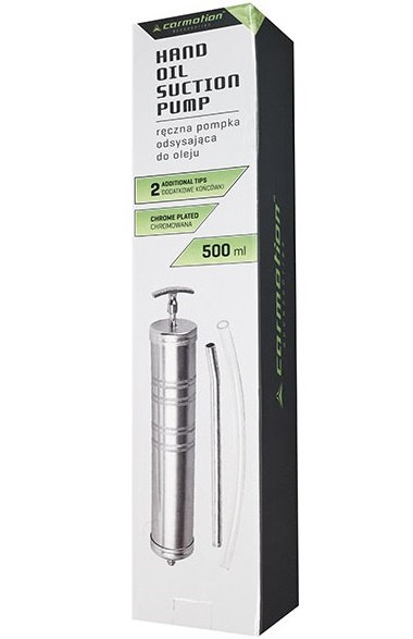 Pompa Seringa Aspiratie Manuala Ulei / Lichide + Furtunuri Pentru Locuri Greu Accesibile 500ML Carmo...