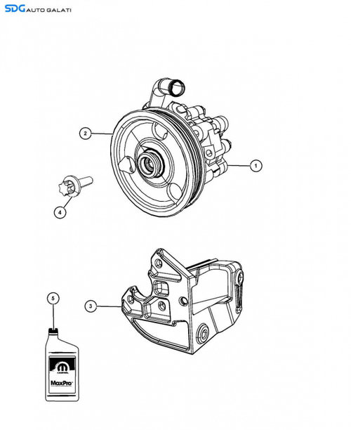 Pompa Servo Servodirectie Dodge Journey 2.0 CRDI BWD 2008 - 2016 [C9762]