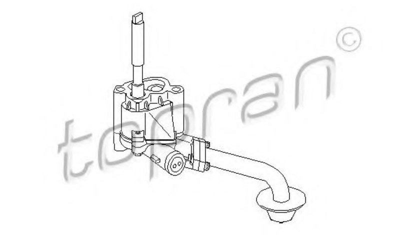 Pompa ulei AUDI A6 (4A, C4) (1994 - 1997) TOPRAN 100 208 piesa NOUA