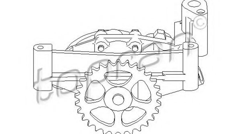 Pompa ulei CITROEN SAXO (S0, S1) (1996 - 2004) TOPRAN 721 207 piesa NOUA