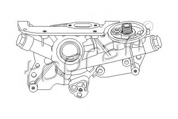 Pompa ulei OPEL ASTRA G Combi (F35) (1998 - 2009) TOPRAN 206 536 piesa NOUA