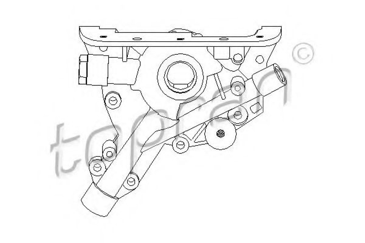 Pompa ulei OPEL ASTRA G Limuzina (F69) (1998 - 2009) TOPRAN 205 585 piesa NOUA
