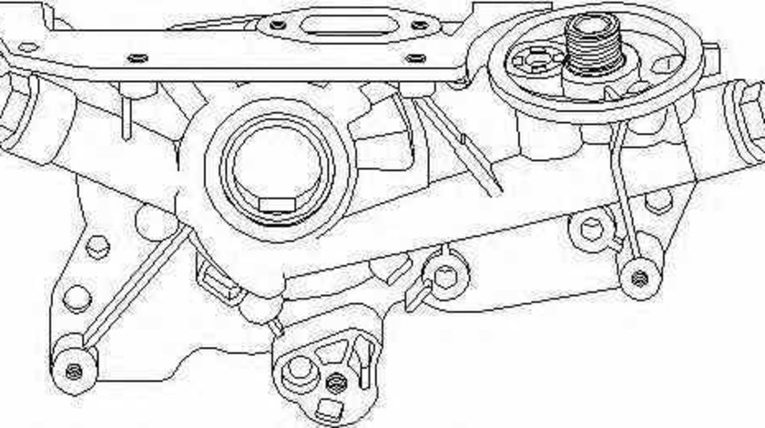 Pompa ulei OPEL ASTRA H TwinTop (L67) TOPRAN 206 536