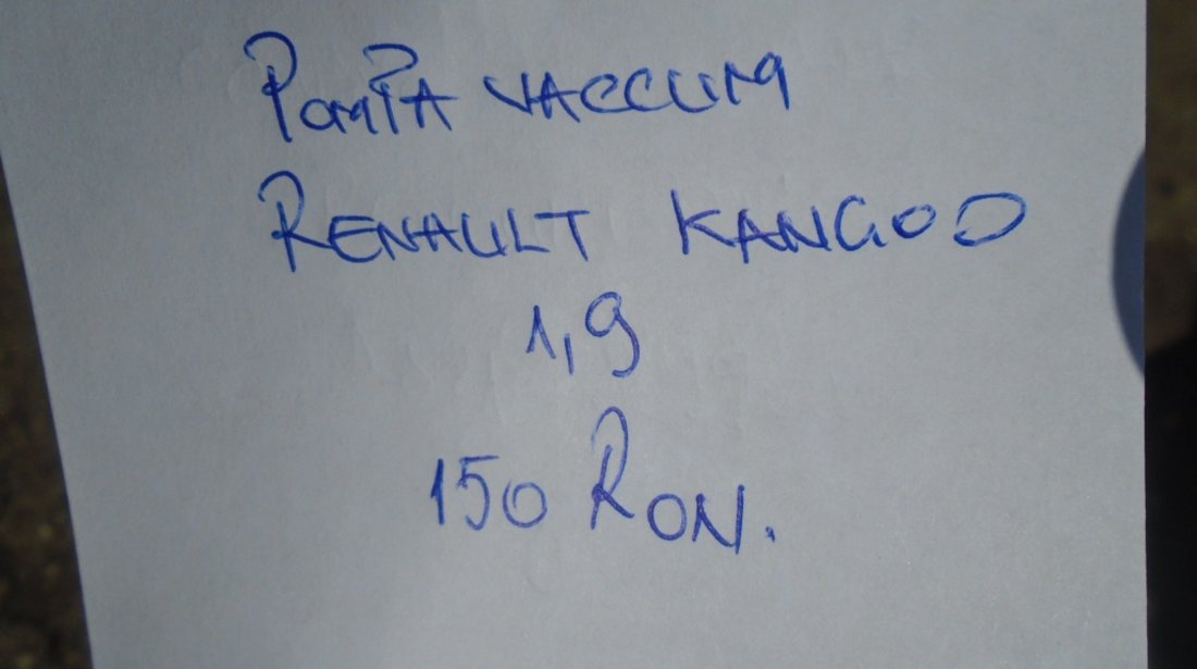 Pompa vaccum renault kangoo 1.9