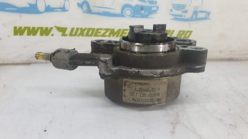 Pompa vacuum 72266601h 2.0 hdi RHF Peugeot 607 [2000 - 2004]