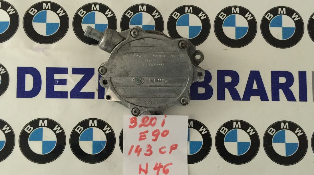 pompa vacuum bmw e90 e91 e92 e93 320 i 143 cp