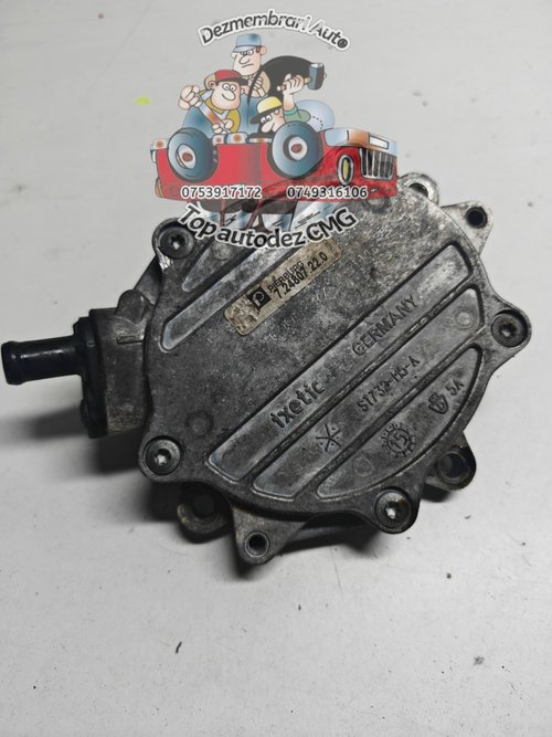 Pompa vacuum Bmw Seria 3 E90 E91 Benzina 318i 320i N46B20B 724807220 pompa tandem