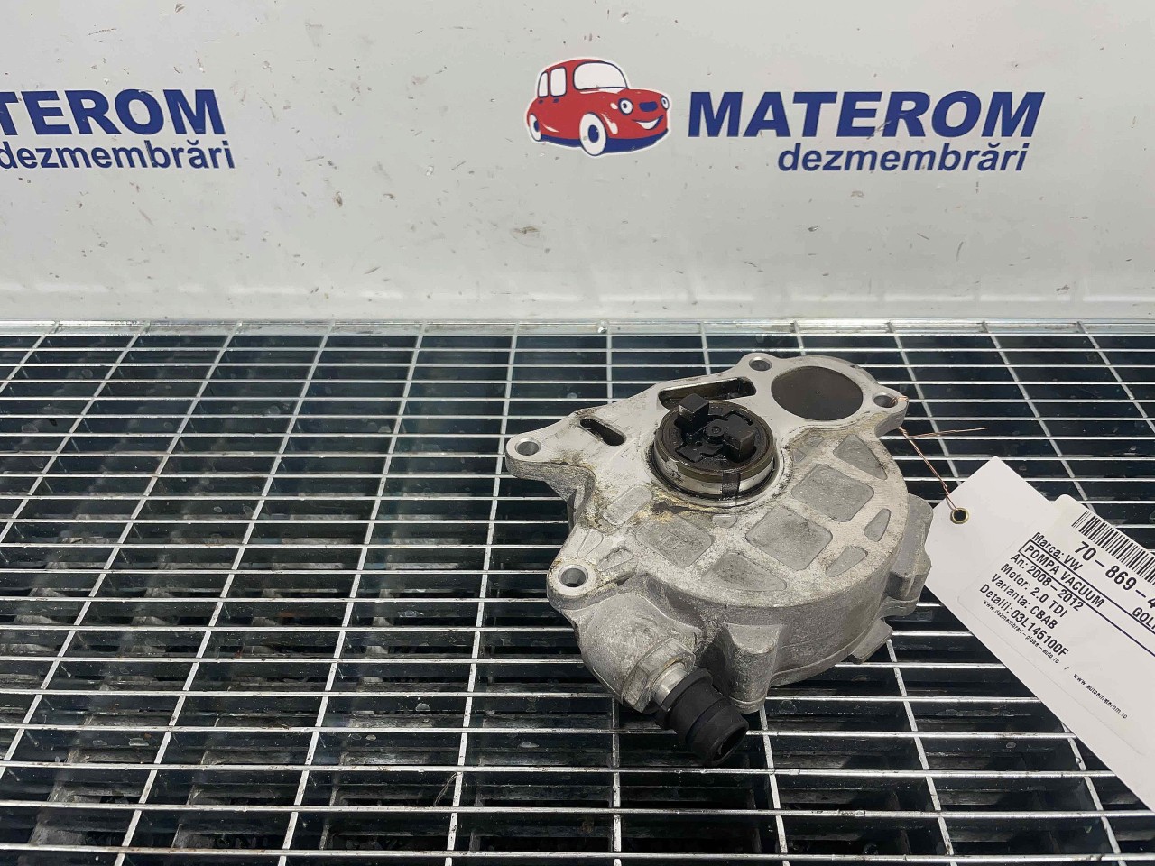 POMPA VACUUM VW GOLF VI GOLF VI 2.0 TDI - (2008 2012)