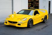 Pontiac Fiero transformat in Ferrari F50