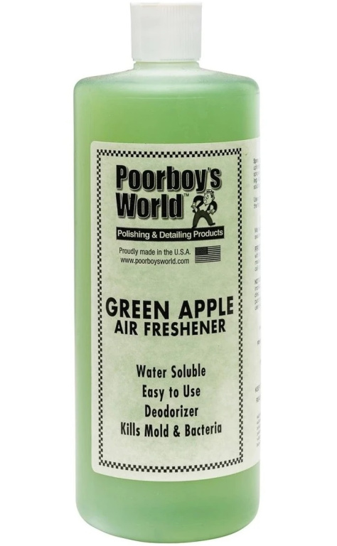 Poorboy's World Aer Freshener Green Apple Odorizant Auto Mar Verde 946ML PB-AFGA-32