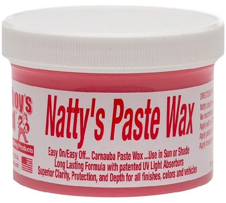Poorboy's World Natty's Paste Wax Red Ceara Auto Rosu 227G PB-NPW-R