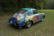 Porsche 356 C Coupe transformat in opera de arta