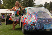 Porsche 356 C Coupe transformat in opera de arta
