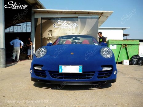 Porsche 911 Turbo in catifea