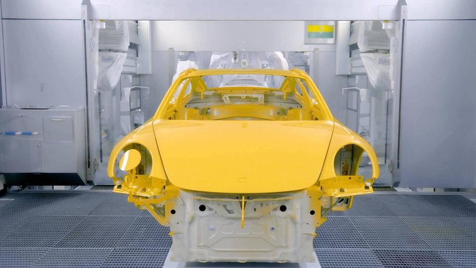 Porsche 911 Turbo Yellow Saffron Metallic