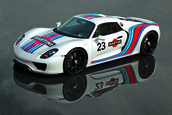 Porsche 918 Spyder in Martini Livery