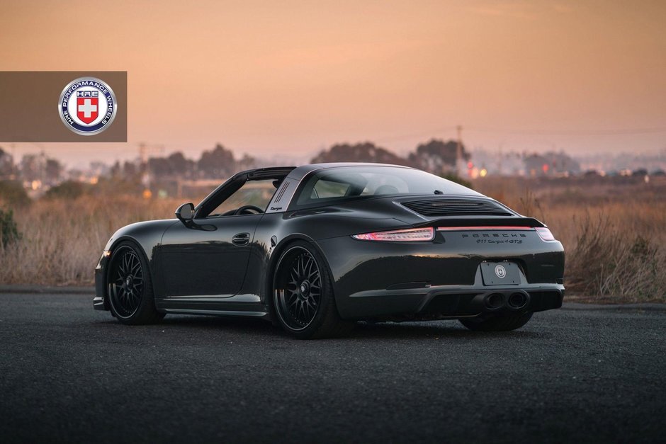 Porsche 991 Targa 4 GTS cu jante HRE 580