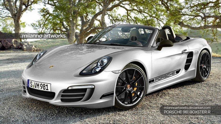 Porsche Boxster R - rendering by Milanno Porsche Boxster R - rendering by Milanno