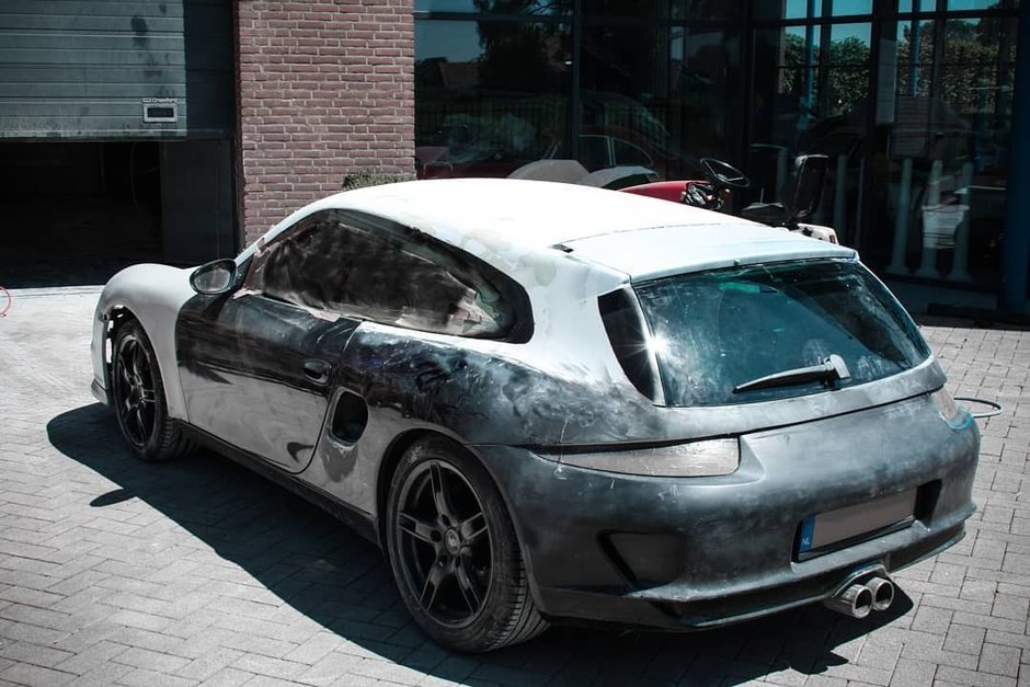 Porsche Boxster transformat in Shooting Break