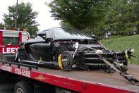 Porsche Carrera GT distrus de un tanar