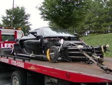 Porsche Carrera GT distrus de un tanar