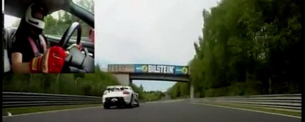 Porsche Carrera GT versus Nissan GT-R - Razboi la Nurburgring!