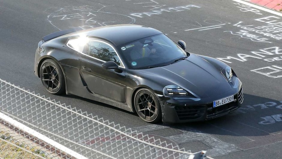 Porsche Cayman Electric - Poze spion