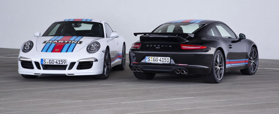 Porsche celebreaza revenirea la Le Mans cu un 911 Martini Racing Porsche celebreaza revenirea la Le Mans cu un 911 Martini Racing
