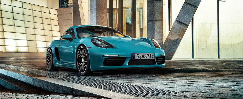 Porsche mai strecoara in gama un model in patru cilindri. Cu ce valori se lauda noul 718 Cayman